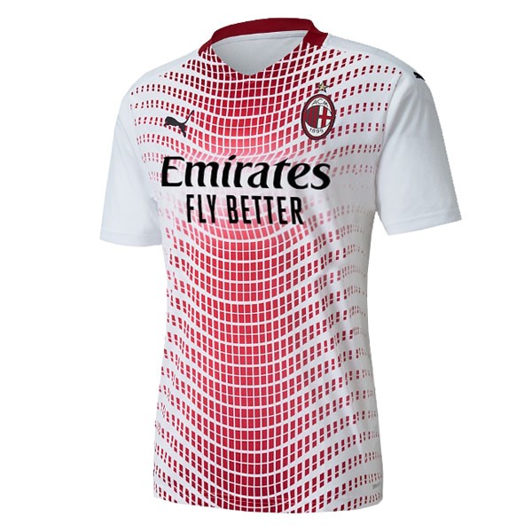 Camiseta AC Milan 2ª Mujer 2020 2021 Blanco